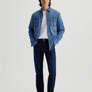 AG Adriano Goldschmied Dark Blue Everett Slim Straight Jeans